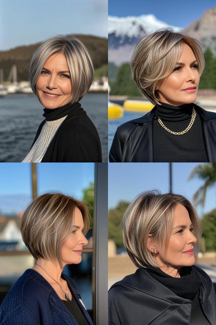 Stylish Layered Bob Hairstyles for Thin Hair Best Looks for Older Women