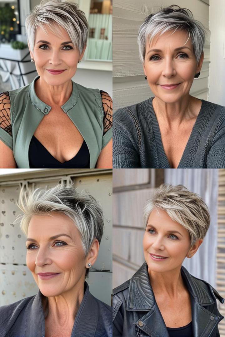 Stylish Pixie Hairstyles for Older Women