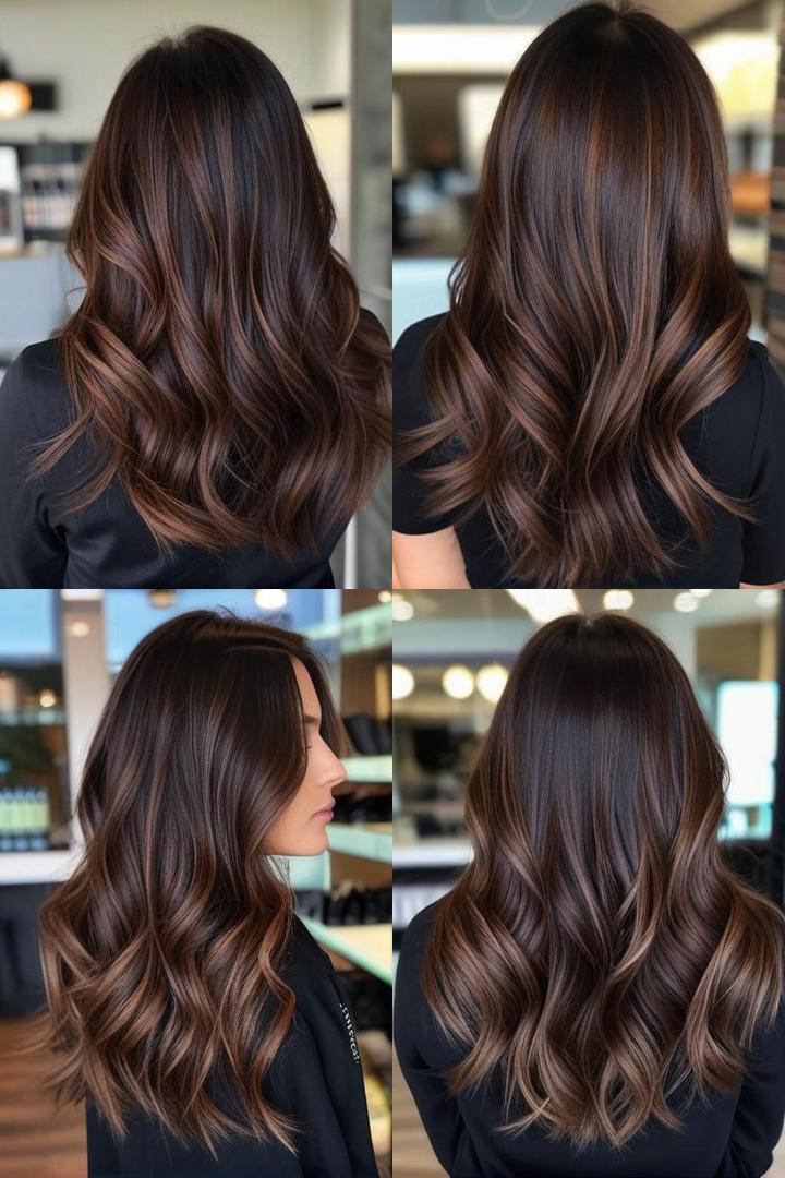 Delicious Chocolate Brown Balayage